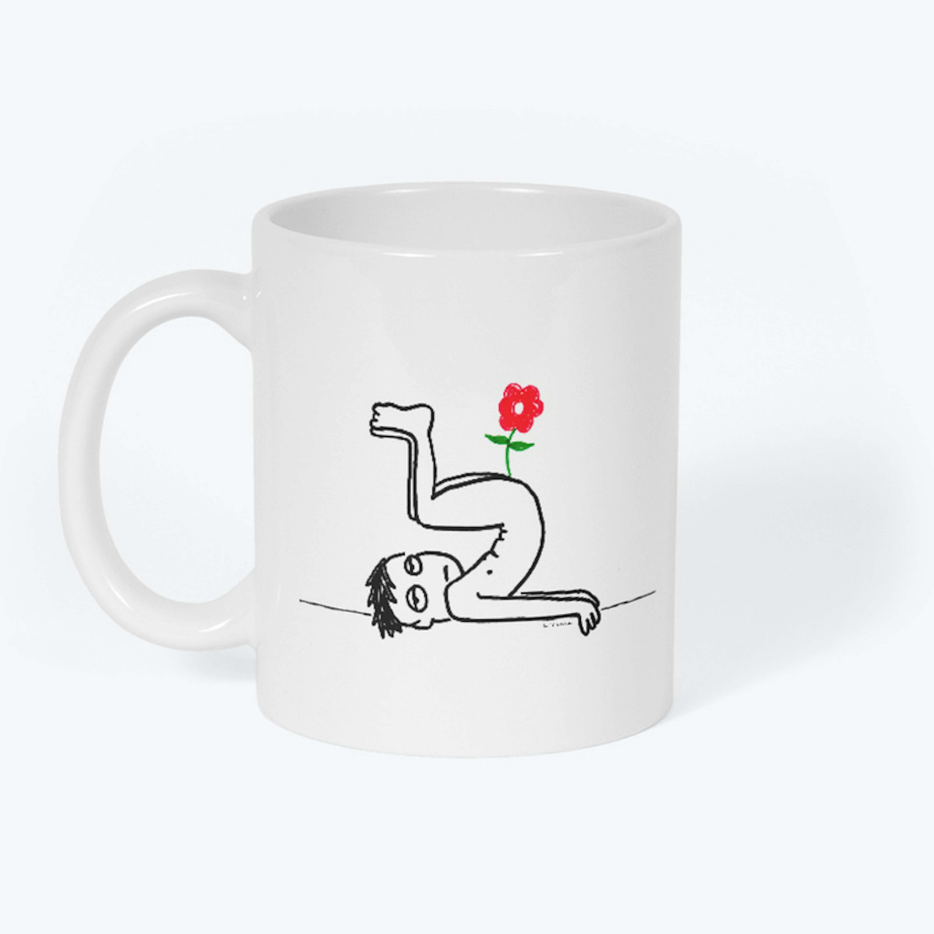"Flower In an As**ole" Mug